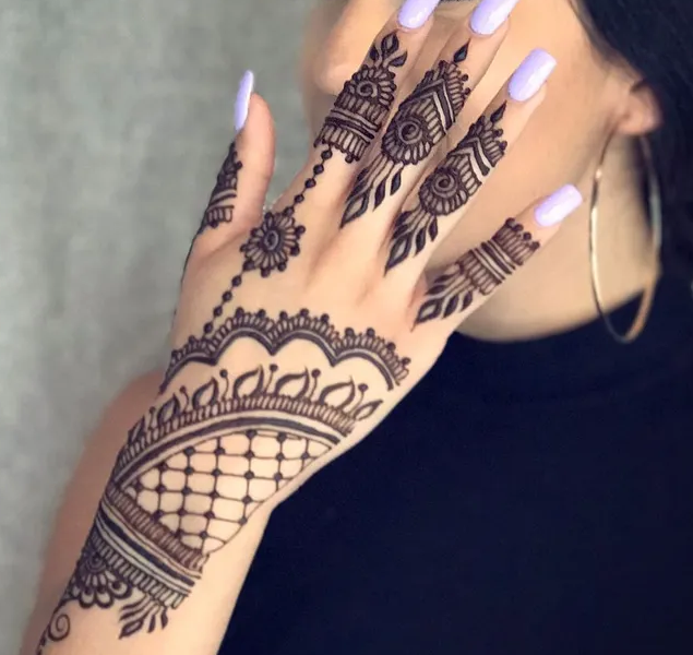 نقش حنة سودانية